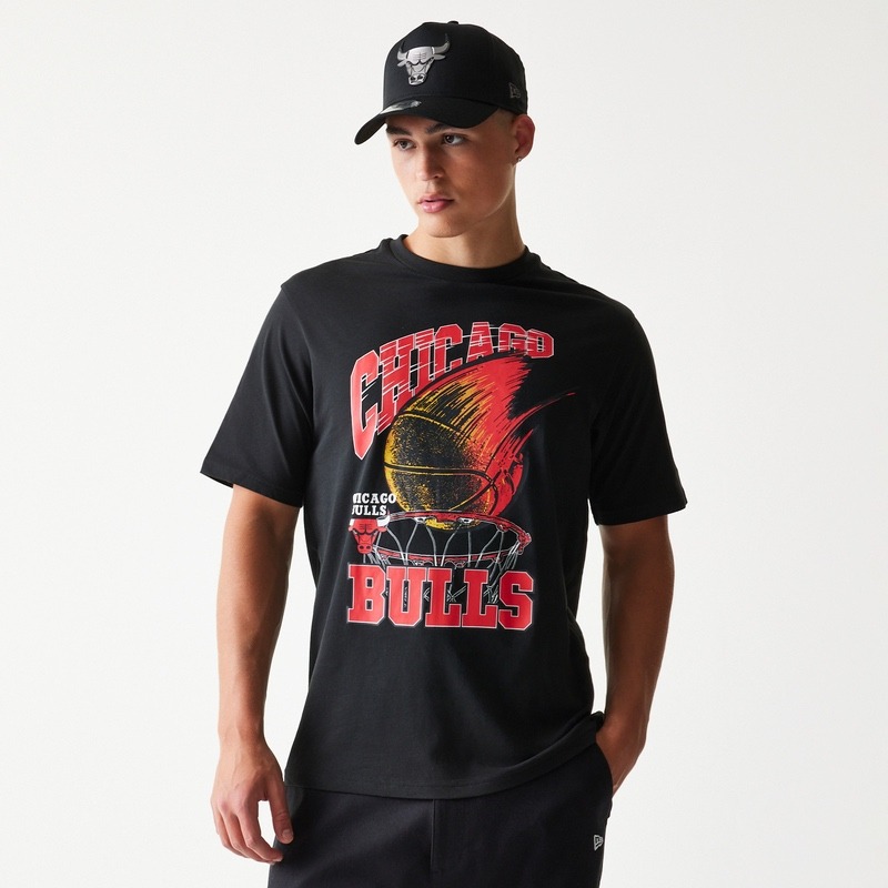 Tricou New Era NBA BALL GRAPHIC REG TEE Barbati