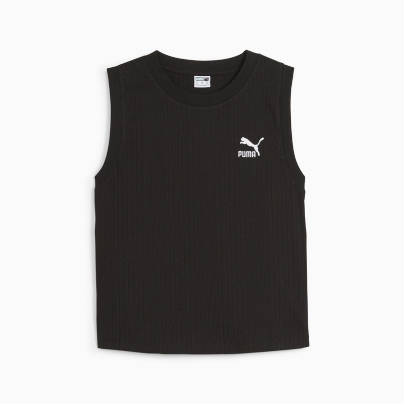 Maiou Puma CLASSICS Ribbed Relaxed Tank Femei