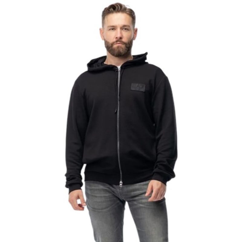 Bluza cu fermoar EA7 M HOODIE FZ DOUBLE KNIT Male