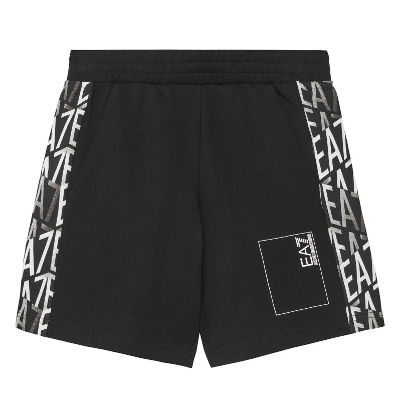 Sort BOY  BERMUDA COFT MONOGRAM - BOY  BERMUDA COFT MONOGRAM Unisex Copii