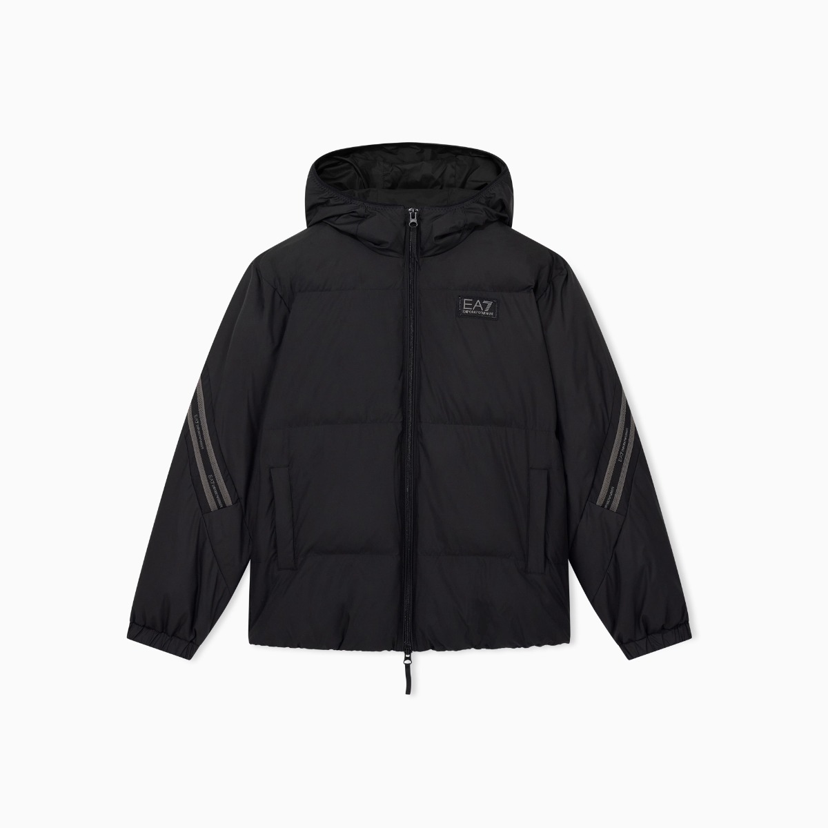 Geaca EA7 TRAIN LOGO SERIES BOY HOODED JACKET TAPE Copii