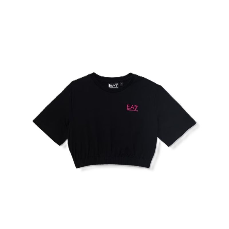 Tricou EA7 TRAIN LOGO SERIES MAXI LOGO GIRL TEE SS Unisex Copii