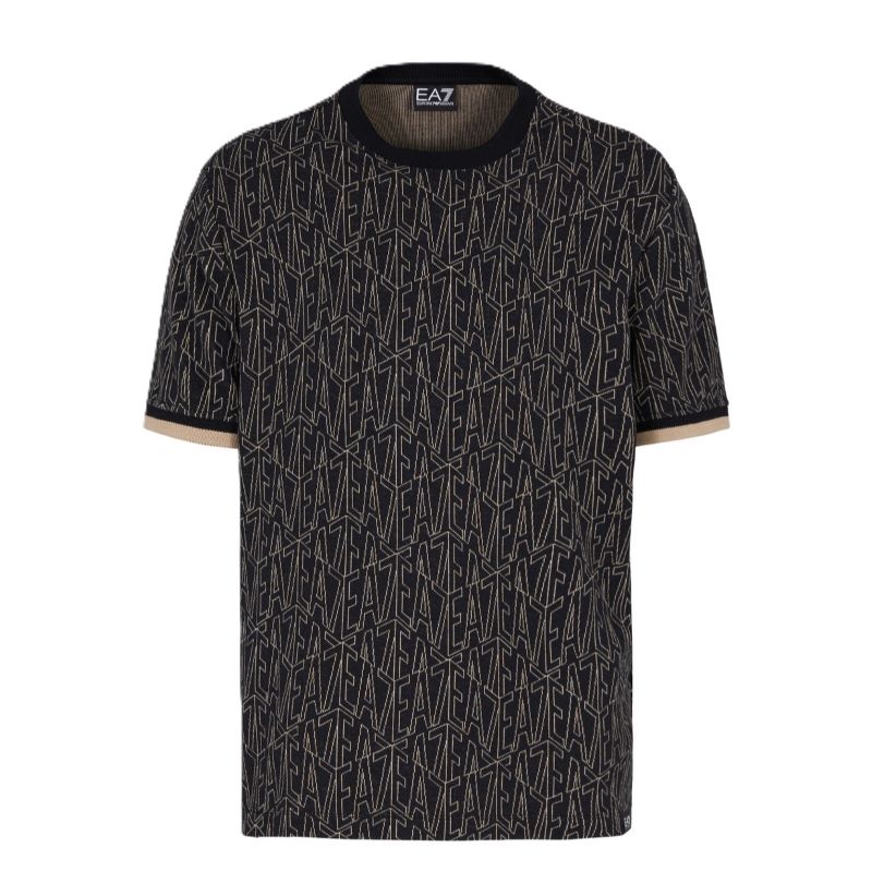 Tricou EA7 M TEE SS MONOGRAM JACQUARD Barbati