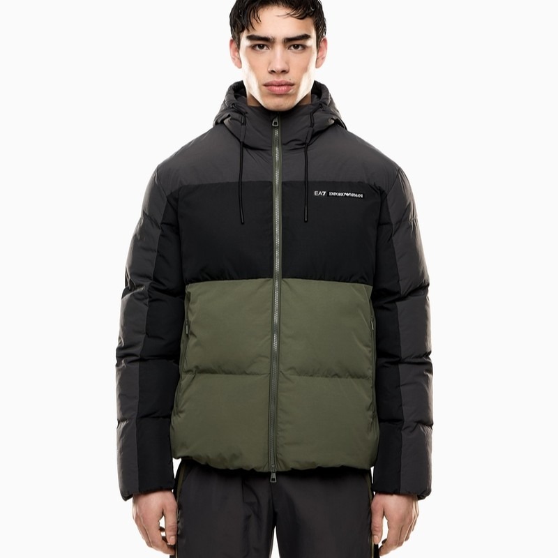 Geaca EA7 TRAIN ATHLETIC COLOUR BLOCK M PUFFY JACKET PA Barbati