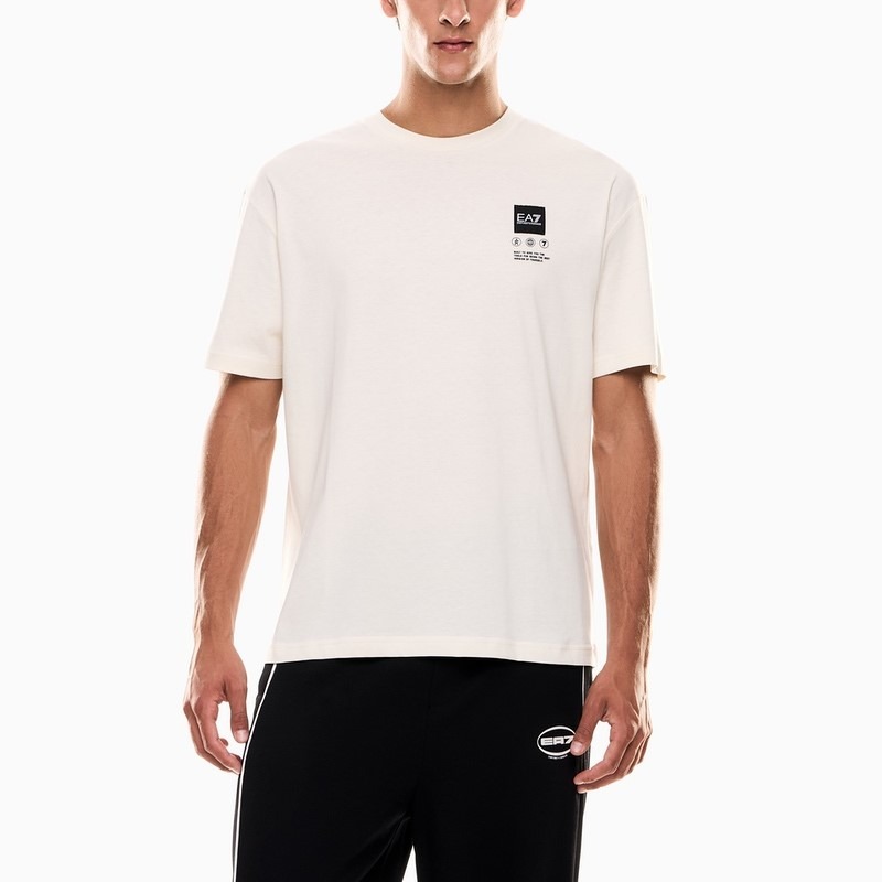 Tricou EA7 TRAIN LOGO SERIES M TEE SS WRITINGS Barbati