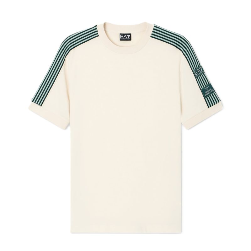 Tricou EA7 TRAIN LOGO SERIES M TEE SS PREMIUM TAPE Barbati