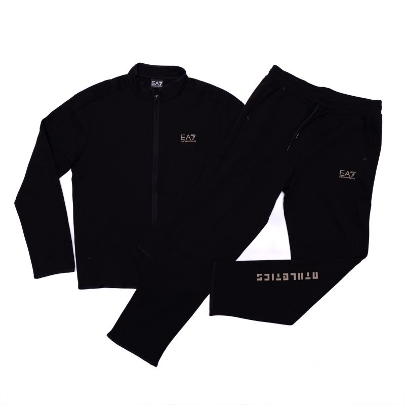 Trening EA7 TRAIN ATHLETIC MIX M T-SUIT TT FZ CH COPL Barbati