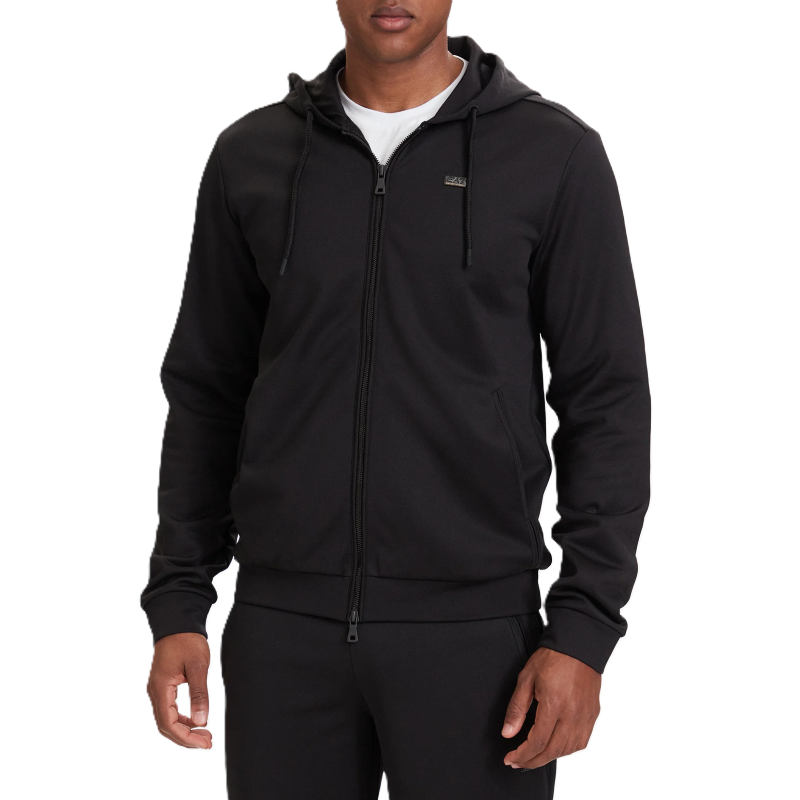 Bluza cu fermoar EA7 TRAIN LUX M HOODIE FZ MO PL ST Barbati