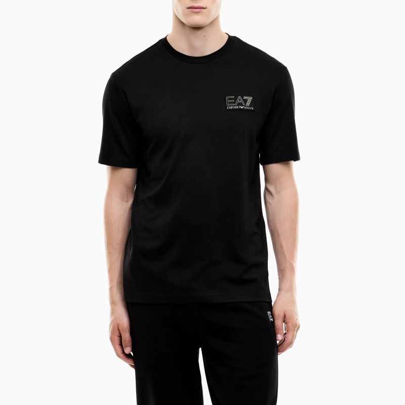 Tricou EA7 TRAIN PREMIUM LABEL M TEE SS VI PA negru