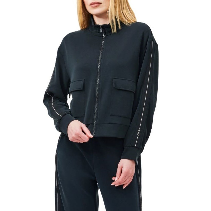 Bluza cu fermoar EA7 W T-TOP FZ TAPE Femei