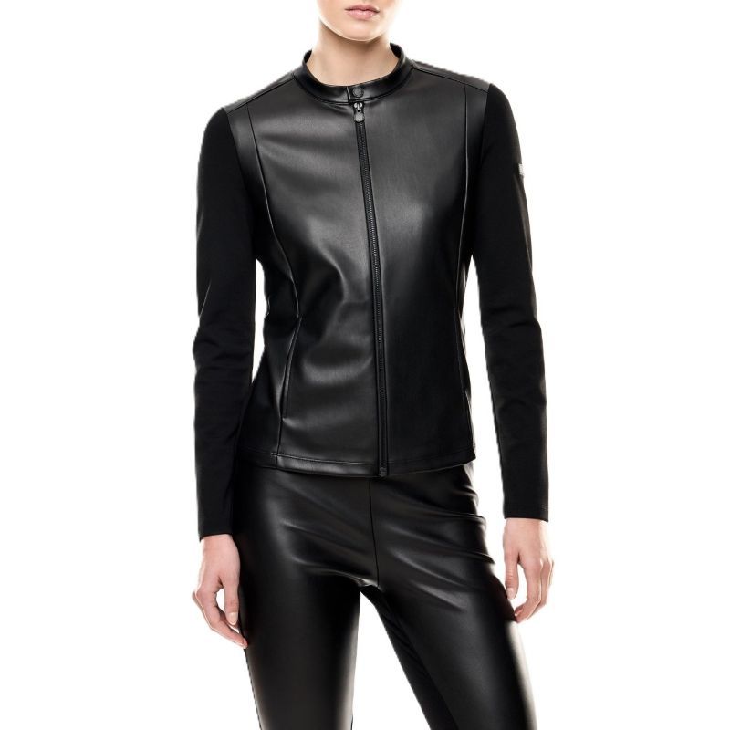Bluza cu fermoar EA7 TRAIN WINTER MIX W T-TOP FZ MIX MATERIAL Femei
