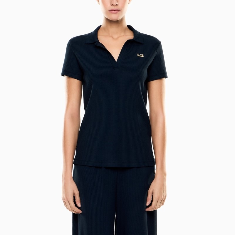 Tricou polo EA7 TRAIN COSTA SMERALDA W RIBBED POLO SS Femei