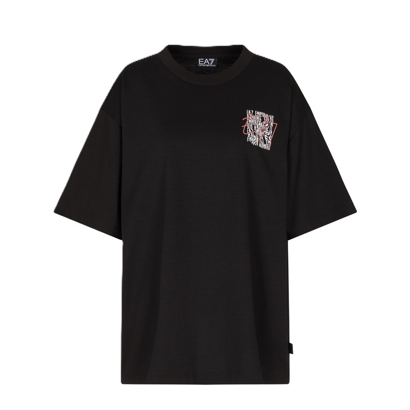 Tricou EA7 TRAIN LOGO SERIES W TEE SS WRITTEN LOGO CROSSOVER Barbati