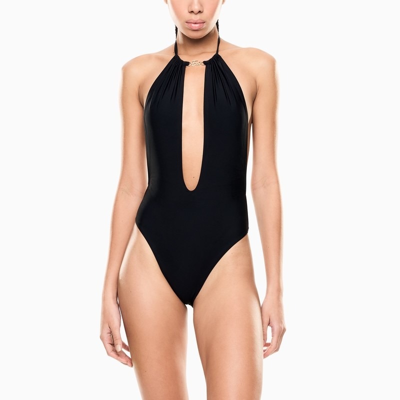 Costum de baie EA7 WATER SPORTS BW METAL LOGO W 1 PIECE Femei