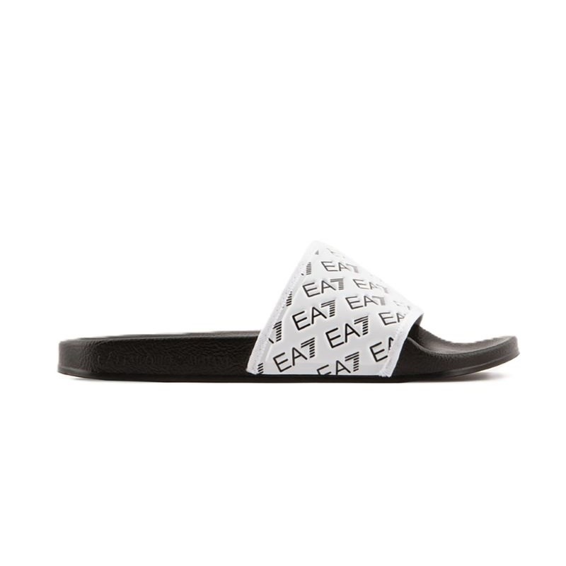 Papuci EA7 ALL OVER SLIPPER U Unisex 