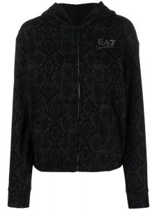 Bluza cu Fermoar EA7 W HOODIE FZ ALLOVER Female