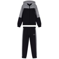 Trening EA7 TRAIN ATHLETIC COLOUR BLOCK BOY T-SUIT HOODIE FZ CH BR Unisex Copii