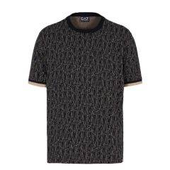 Tricou EA7 M TEE SS MONOGRAM JACQUARD Barbati