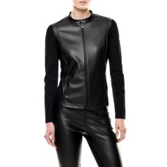 Bluza cu fermoar EA7 TRAIN WINTER MIX W T-TOP FZ MIX MATERIAL Femei