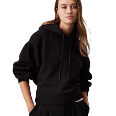 Hanorac Calvin Klein RAISED EMBROIDERY CK HOODIE Femei