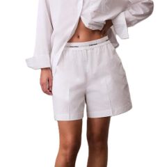 Sort Calvin Klein LOGO WB COTTON SHORT Femei