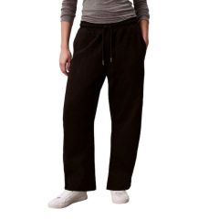 Pantaloni Calvin Klein MONOGRAM FRENCH TERRY BARREL PAN Femei
