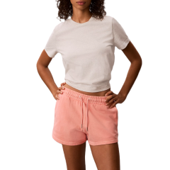 Sort Calvin Klein MONOGRAM TERRY WASHED ANGLED SHO Femei