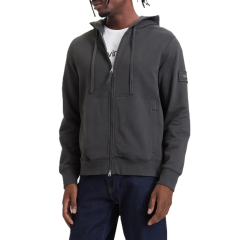 Bluza cu fermoar Calvin Klein LS EU 350TERRY BADGE FZ HOODIE Barbati