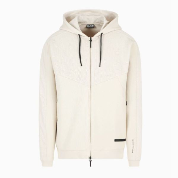 Bluza cu fermoar EA7 M HOODIE FZ CO PL Barbati