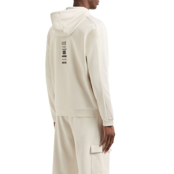 Bluza cu fermoar EA7 M HOODIE FZ CO PL Barbati