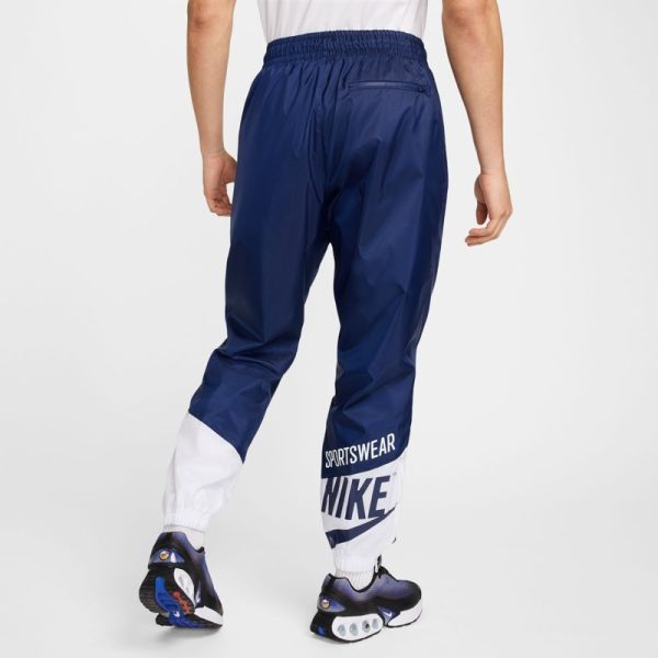 MALBON NIKE マルボン ナイキ PANTS NAVY 34×32 Pantaloni Nike M NK WR WVN LND GFX PANT Barbati