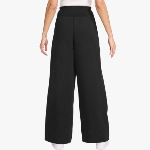 Pantaloni Nike W NSW TCH FLC HR PLT PANT WIDE Femei