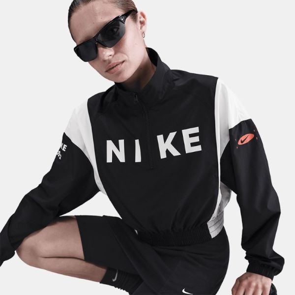 Bluza cu fermoar Nike W NSW CLSSC WVN REMIX LTWT PO Femei