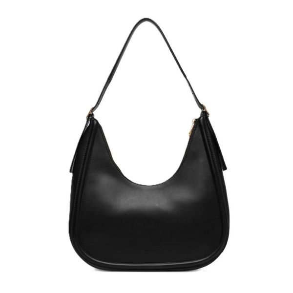 Geanta Calvin Klein BOLD CK CRESCENT BAG neagră