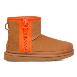 Ghete UGG Classic Mini Zipper Tape Logo Female 1144034-CHE