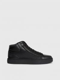 Pantofi Sport Calvin Klein HIGH TOP LACE UP W/ZIP MONO Male