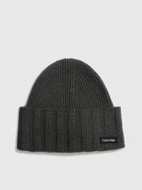 Caciula Calvin Klein ELEVATED RIB BEANIE Male 