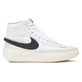 Pantofi sport Nike Blazer PHANTOM mid albi