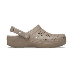 Papuci Crocs Classic Floral Cut Out Clog Femei