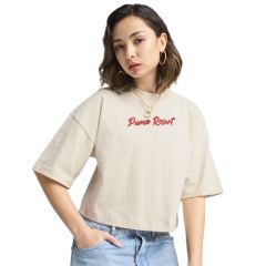 Tricou Puma PREMIUM ESS Oversized Graphic Tee Femei