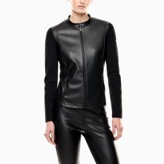 Bluza cu fermoar EA7 TRAIN WINTER MIX W T-TOP FZ MIX MATERIAL Femei