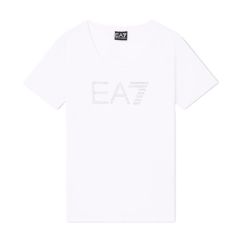 Tricou EA7 TRAIN LOGO SERIES W TEE SS RN FANCY STRASS Femei