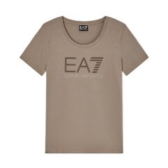 Tricou EA7 TRAIN LOGO SERIES W TEE SS RN FANCY STRASS Femei 