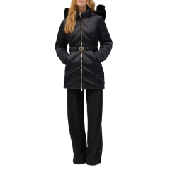 Geaca EA7 MOUNTAIN WINTER JACKETS W SLIM CABAN JACKETS MEDIUM PADDED BELT Femei