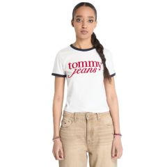 Tricou Tommy Hilfiger TJW SLIM SH SCRIPT RINGRTEE EXT Femei