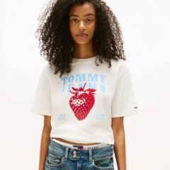 Tricou Tommy Hilfiger TJW RLX TJ STRAWBERRY TEE Femei