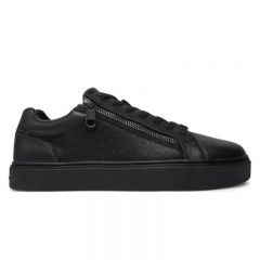 Pantofi sport Calvin Klein LOW TOP LACE UP W/ ZIP MONO Barbati