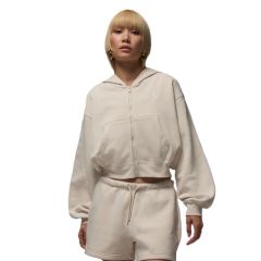 Bluza cu fermoar Nike W J BRK FLC FZ MOD CROP Femei