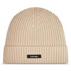 Caciula Calvin Klein CLASSIC COTTON RIB BEANIE Unisex 