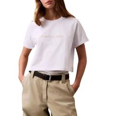Tricou Calvin Klein SS LIQUID CK CROPPED TEE Femei